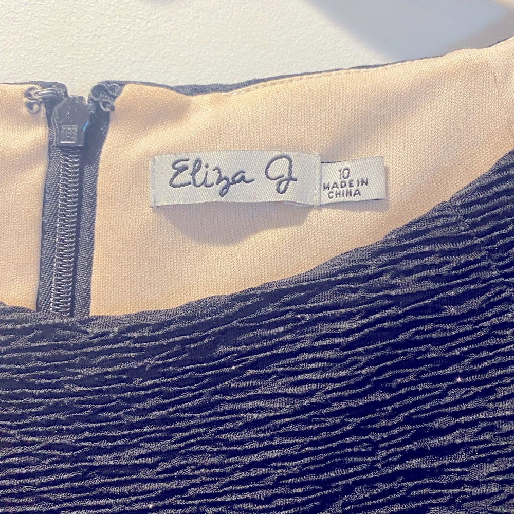 Eliza J Black MIDI Dress